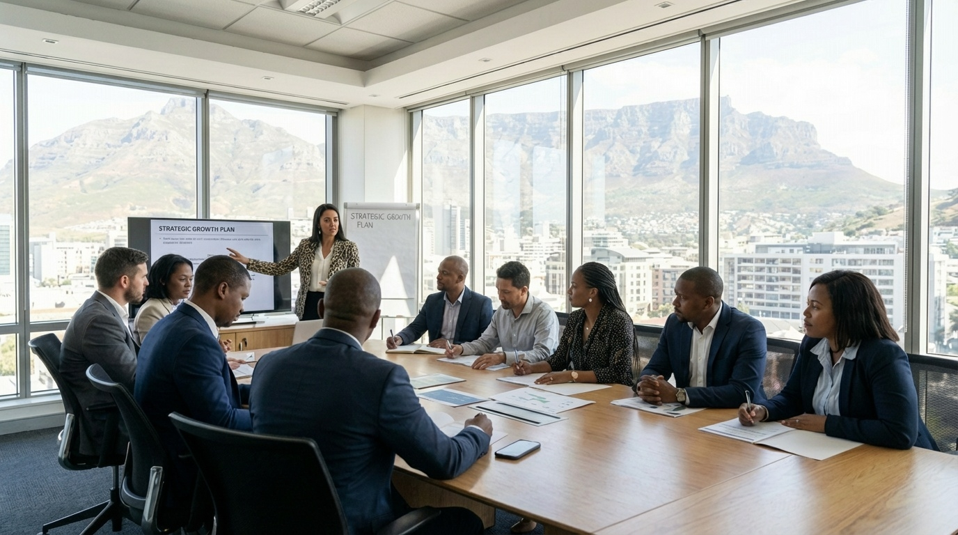 South African business meeting